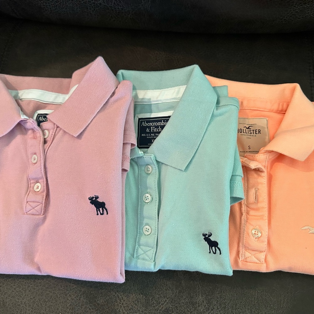 ***SOLD***Abercrombie Polo Shirt Bundle Women/Girls